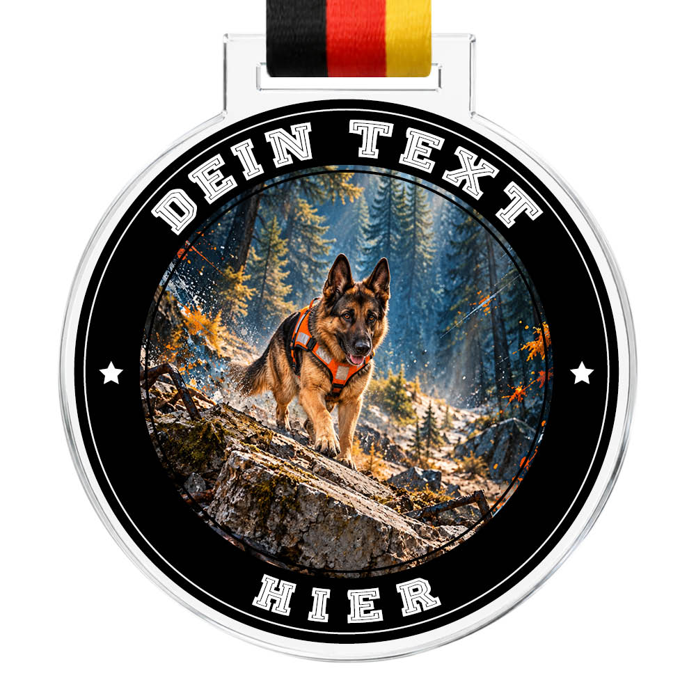Signature Medaille Rettungshundesport – Produktansicht