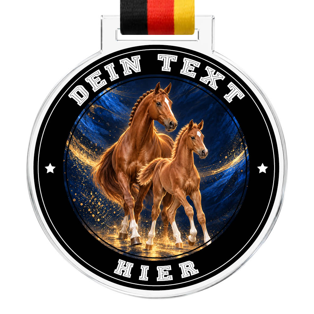 Signature Medaille Fohlenschauen und Zuchtpreise – Produktansicht