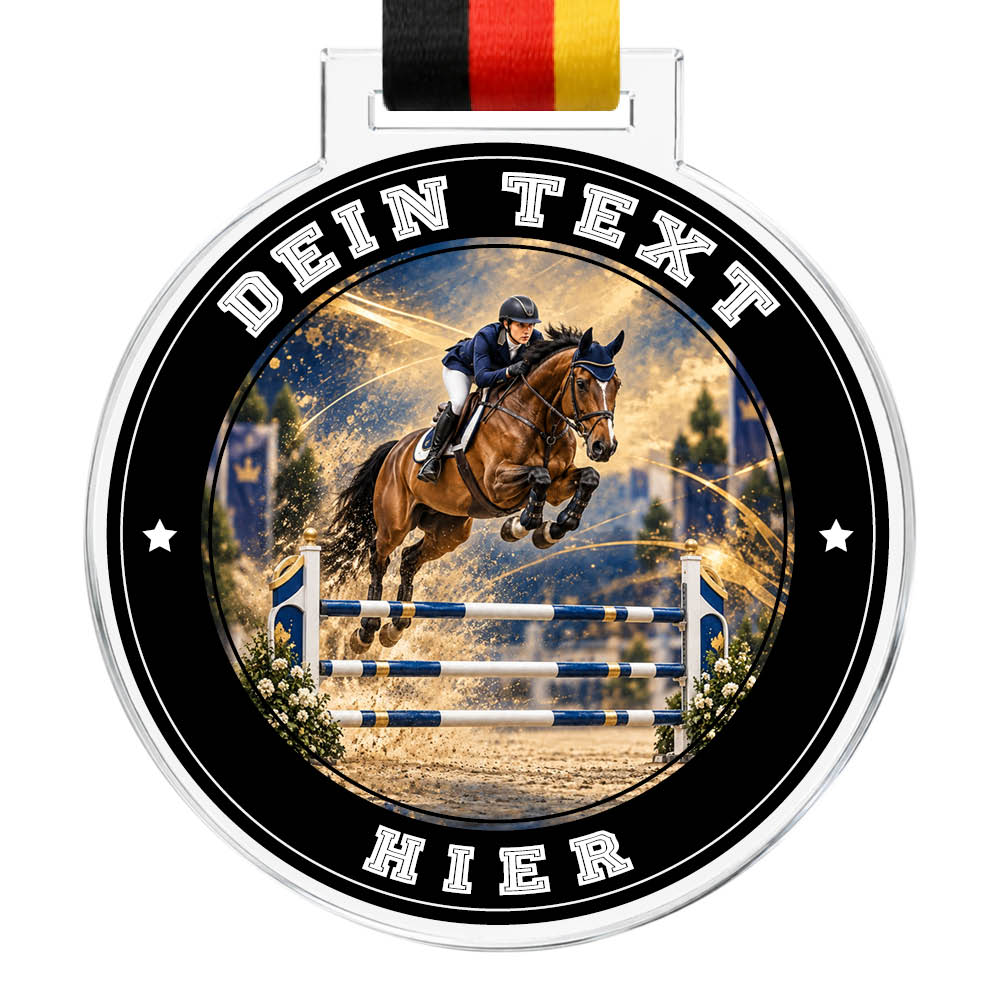 Signature Medaille Showjumping – Produktansicht