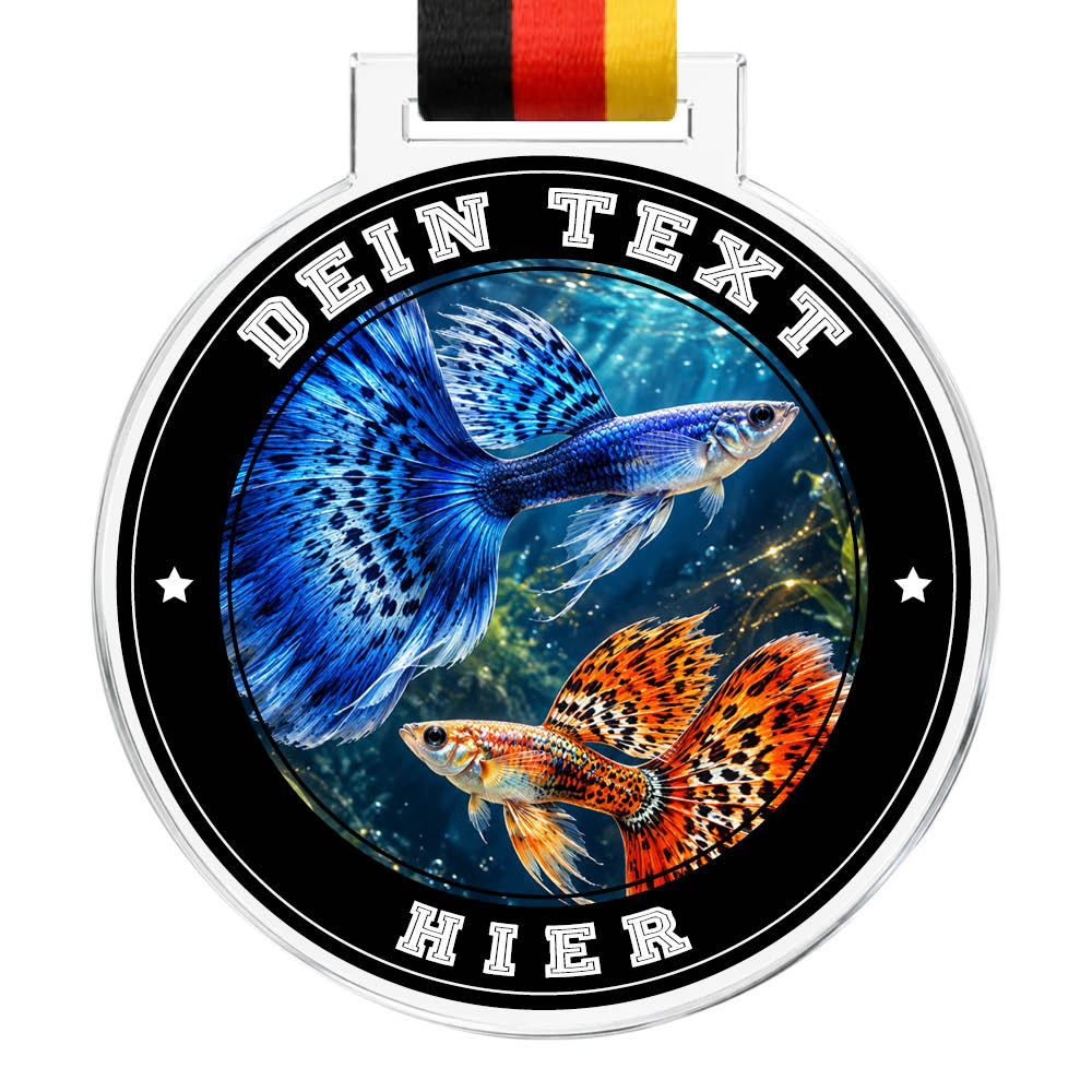 Signature Medaille Guppy-Ausstellung – Produktansicht