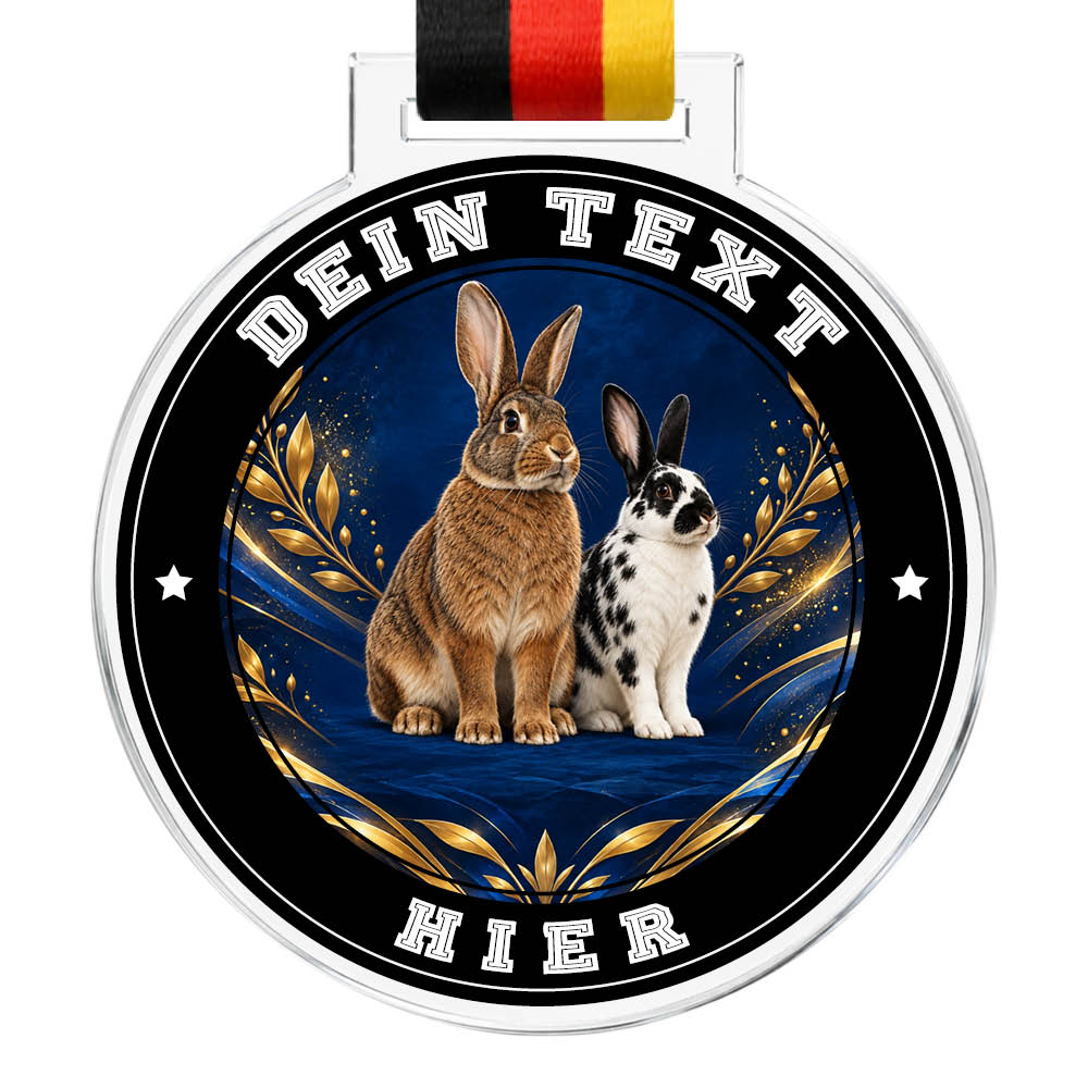 Signature Medaille Kaninchenzucht – Produktansicht