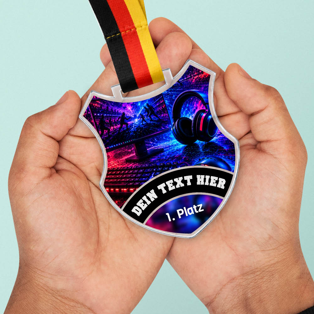 Wappen Medaille Gaming / E-Sport PC