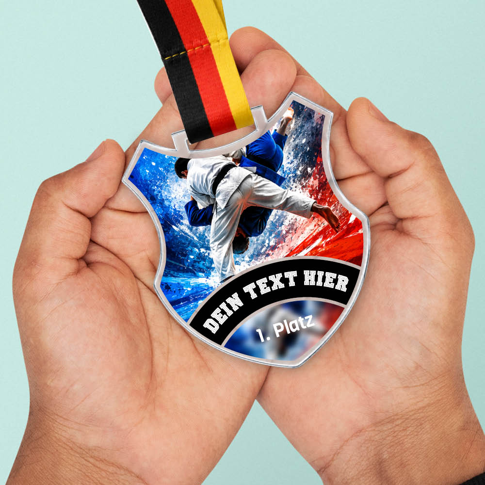 Wappen Medaille Judo