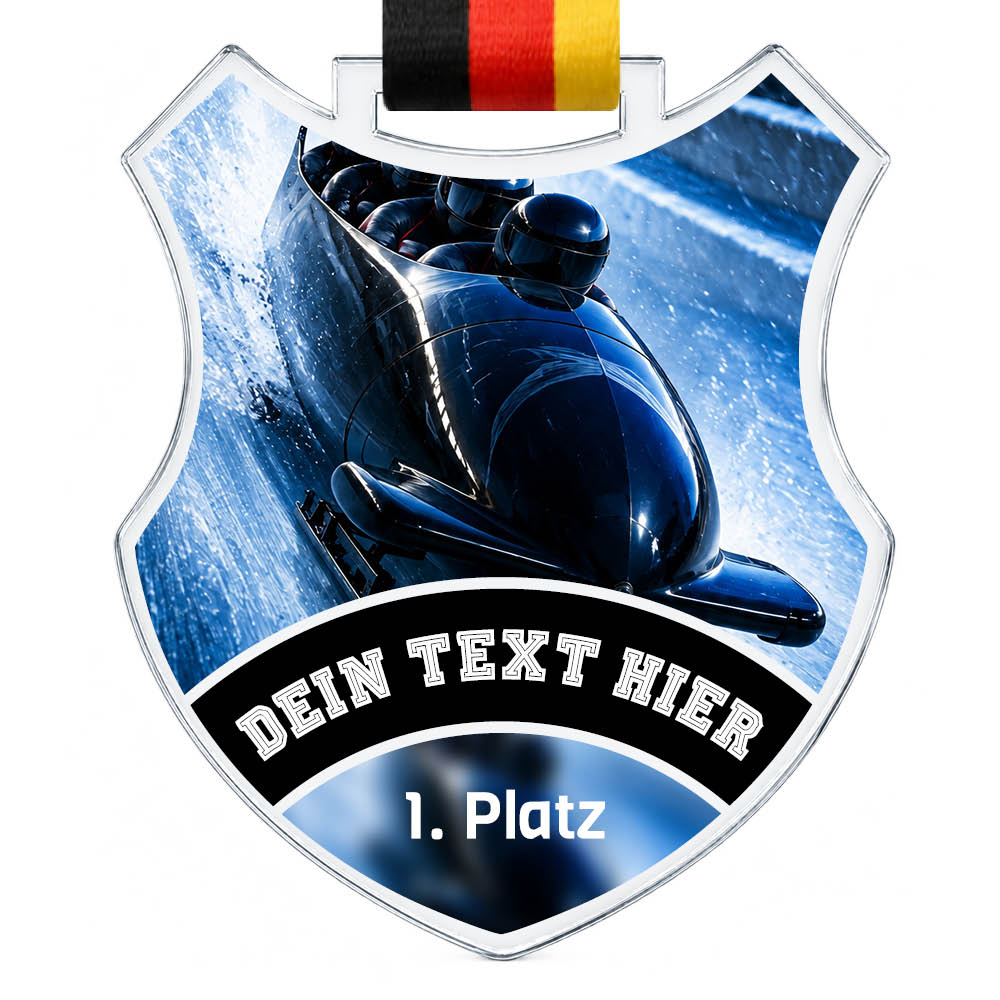 Signature Medaille Team Bobfahren – Produktansicht