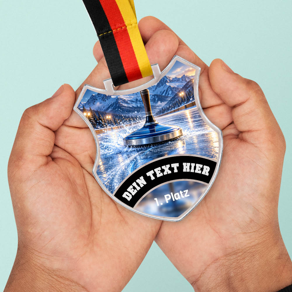 Signature Medaille Eisstock – weitere Ansicht