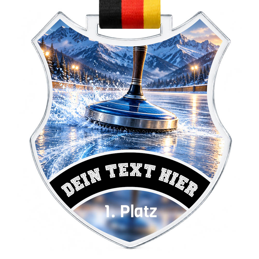 Signature Medaille Eisstock – Produktansicht