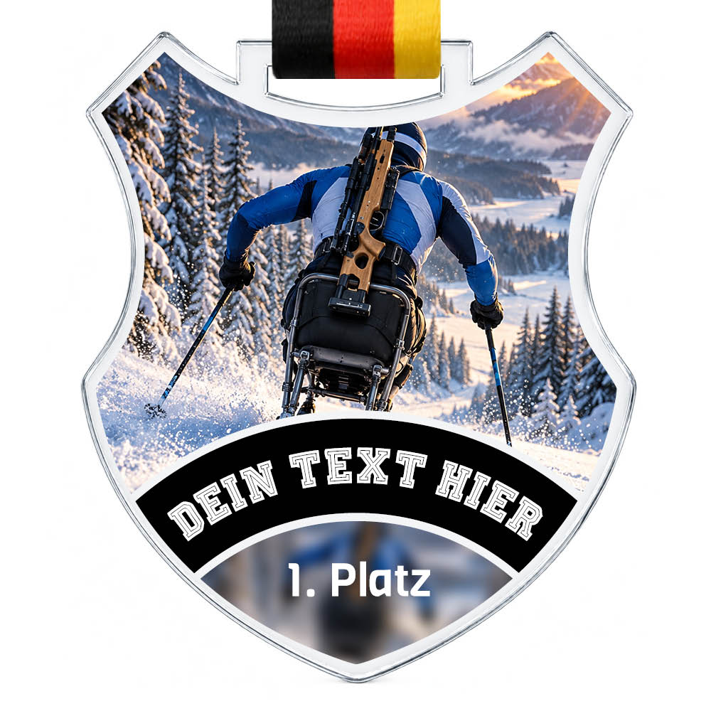 Signature Medaille Para Skifahren – Produktansicht