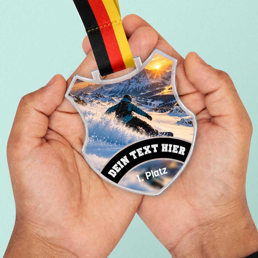 Signature Medaille Snowboard Freestyle – weitere Ansicht