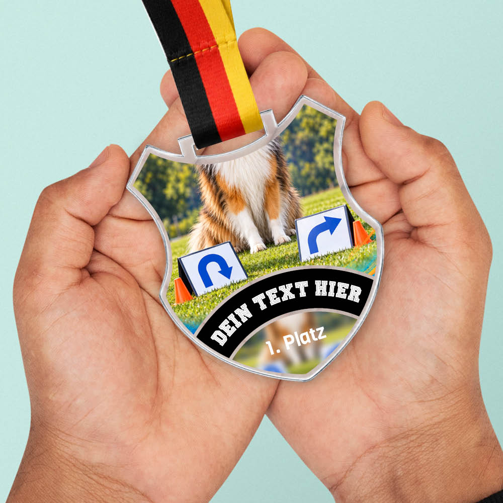 Wappen Medaille Rally-Obedience – weitere Ansicht
