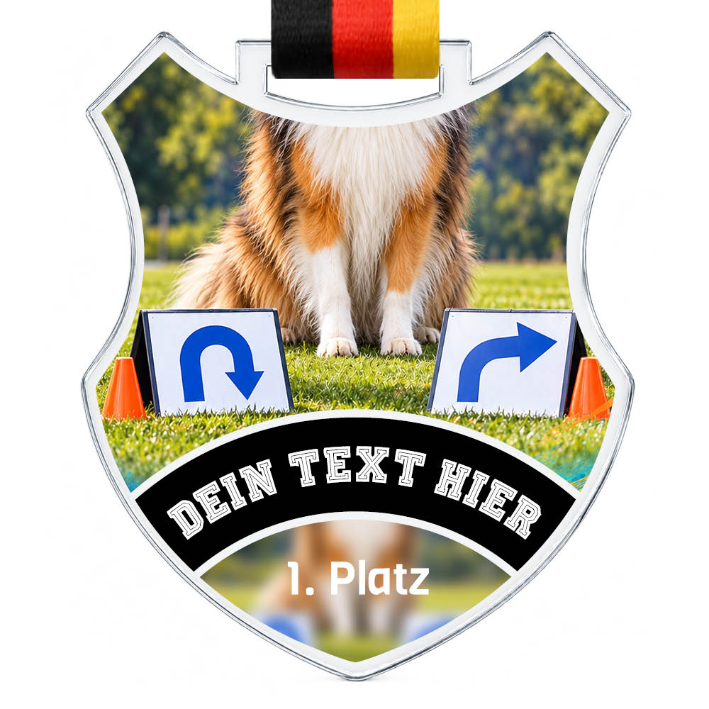 Wappen Medaille Rally-Obedience – Produktansicht