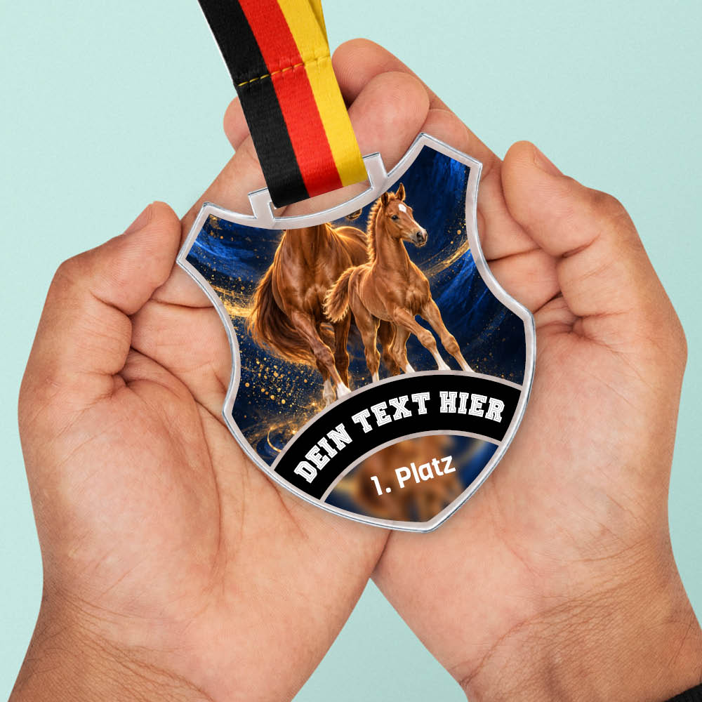 Wappen Medaille Fohlenschauen und Zuchtpreise – weitere Ansicht
