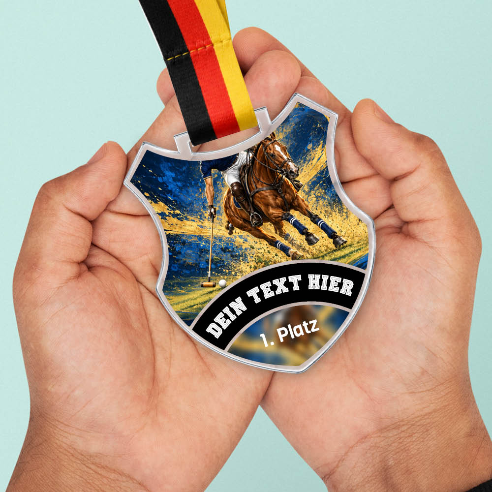 Wappen Medaille Polo – weitere Ansicht