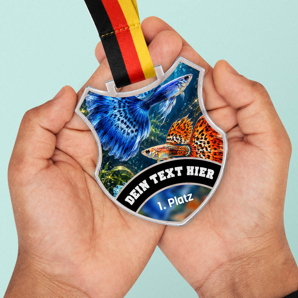 Wappen Medaille Guppy-Ausstellung – weitere Ansicht