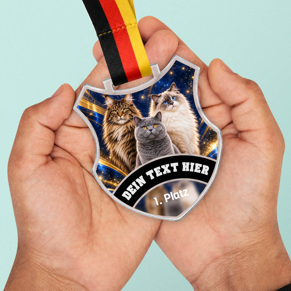Wappen Medaille Katzenausstellungen – weitere Ansicht