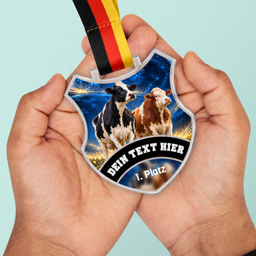 Wappen Medaille Rinder – weitere Ansicht