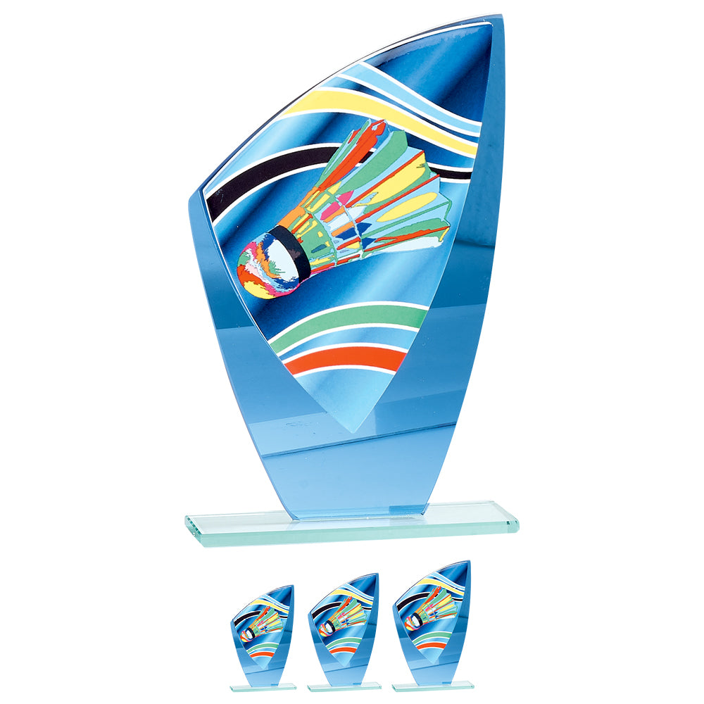 Badminton Glaspokal verspiegelt