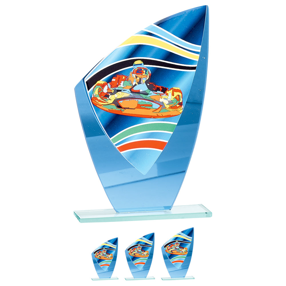 Go Kart Glaspokal verspiegelt